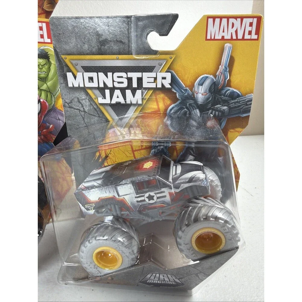 2025 Spin Master Monster Jam Series 5 Set Marvel Comics Thanos War Machine & Cap